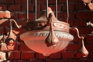 6 Lamp Older Vintage Chandelier